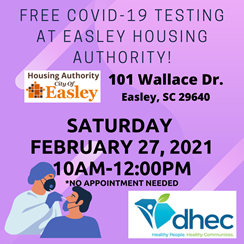 DHEC Covid Testing